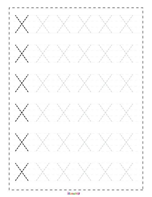 Lettre X majuscule