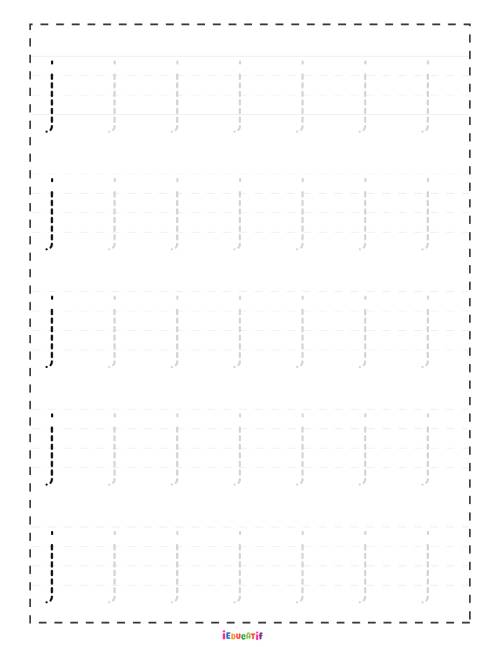 Lettre j minuscules