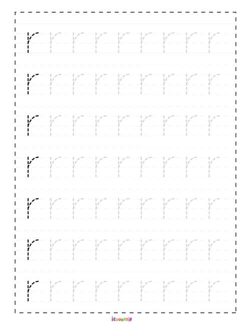 Lettre r minuscules