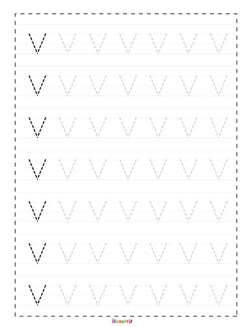 Lettre v minuscules