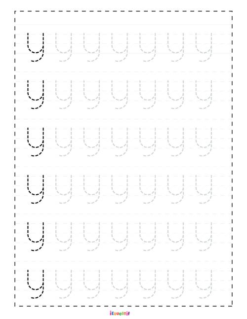 Lettre y minuscules